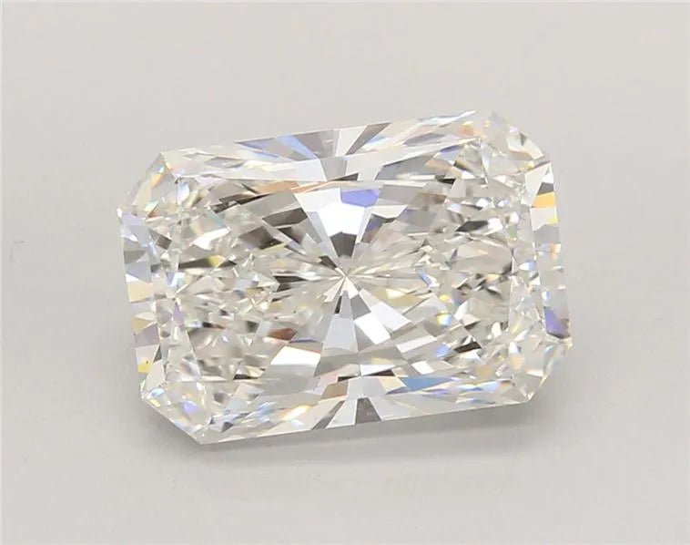4.00ct Radiant Lab Grown Diamond (Colour F, Clarity VS1, IGI Certified) - Jewelry by Cleo