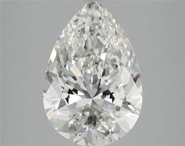 4.01ct Pear Lab Grown Diamond (Colour G, Clarity VVS2, IGI Certified) - Jewelry by Cleo