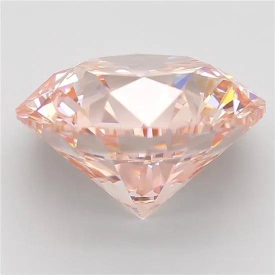 4.01ct Round Lab Grown Diamond (Colour Fancy Intense Pink, Clarity VS1, Cut ID, IGI Certified) - Jewelry by Cleo