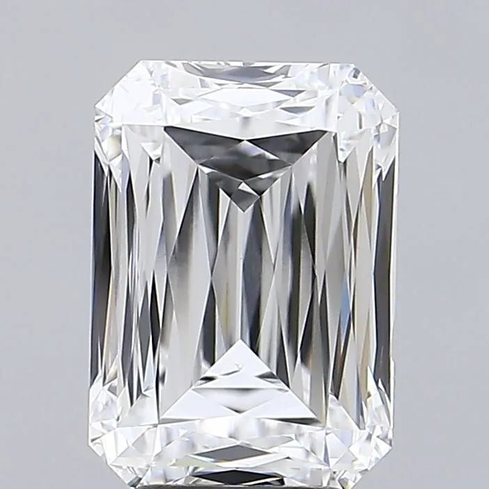 4.02ct Radiant Lab Grown Diamond (Colour D, Clarity VVS1, IGI Certified) - Jewelry by Cleo