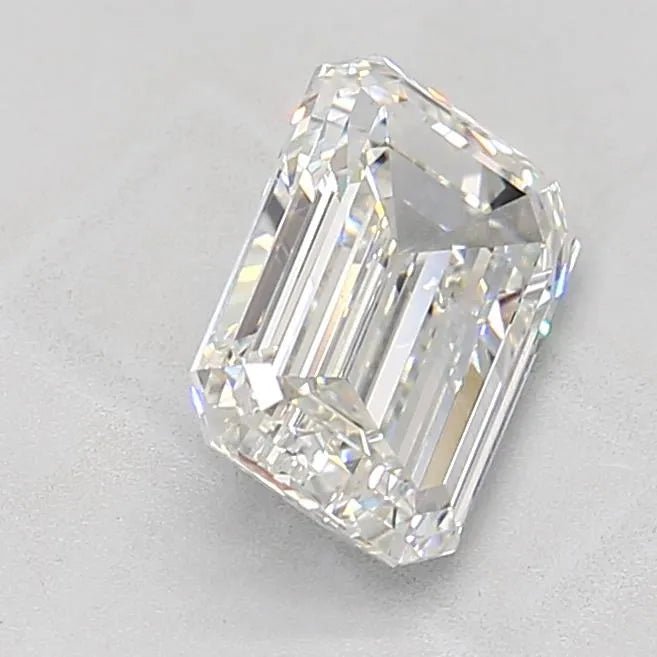 4.04ct Emerald Lab Grown Diamond (Colour G, Clarity VS1, IGI Certified) - Jewelry by Cleo