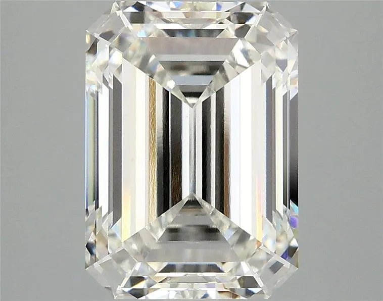 4.04ct Emerald Lab Grown Diamond (Colour G, Clarity VVS2, IGI Certified) - Jewelry by Cleo