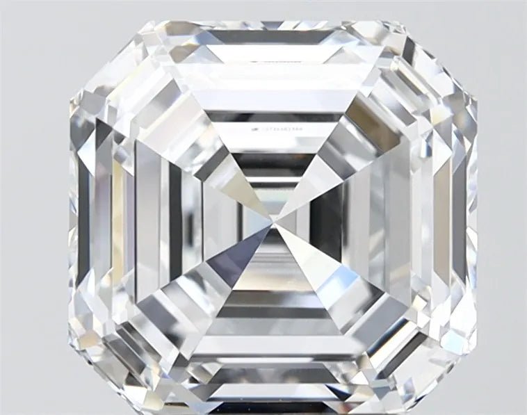 4.05ct Asscher Lab Grown Diamond (Colour E, Clarity VVS2, IGI Certified) - Jewelry by Cleo