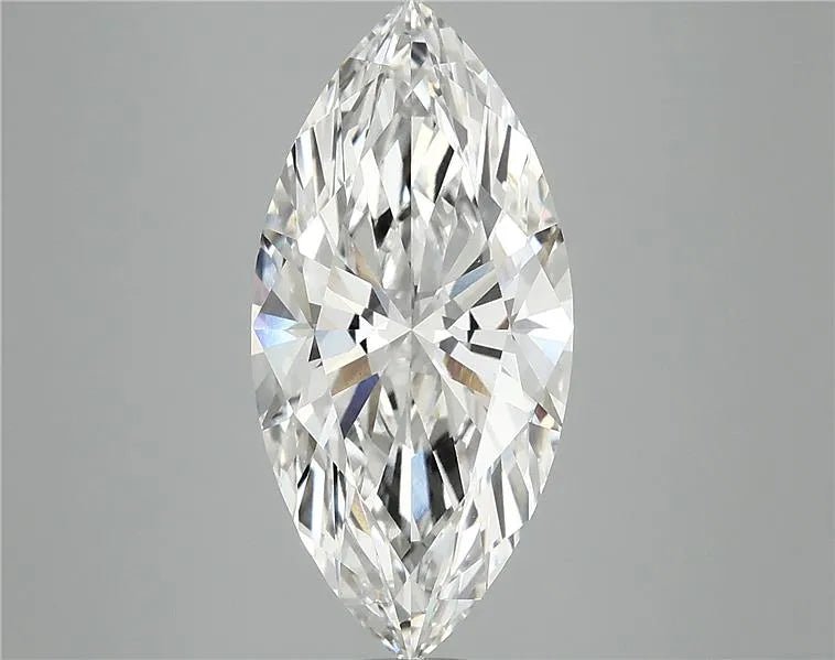 4.05ct Marquise Lab Grown Diamond (Colour F, Clarity VVS2, IGI Certified) - Jewelry by Cleo