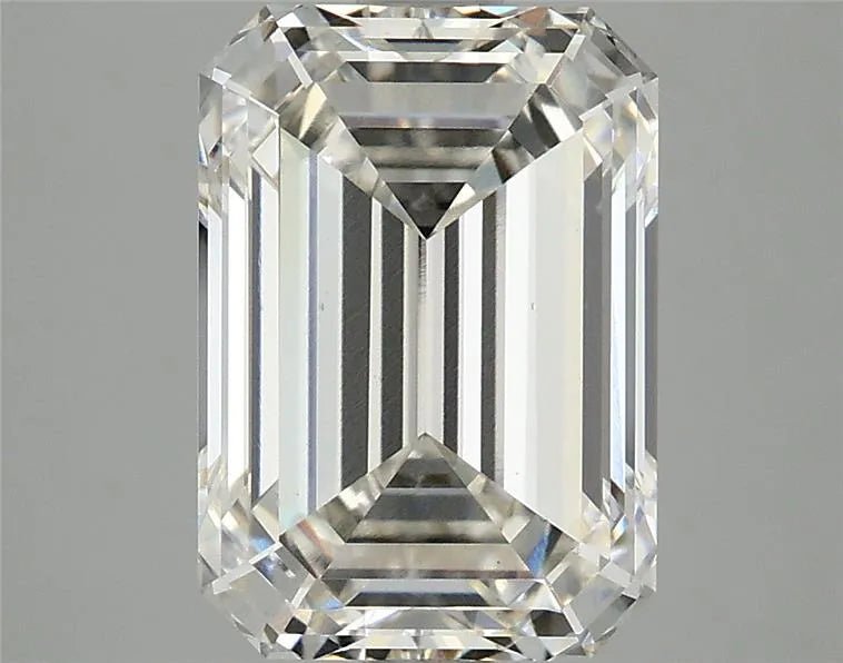 4.06ct Emerald Lab Grown Diamond (Colour G, Clarity VS1, IGI Certified) - Jewelry by Cleo