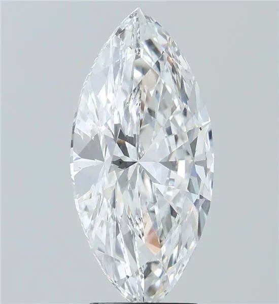 4.06ct Marquise Lab Grown Diamond (Colour E, Clarity VVS2, IGI Certified) - Jewelry by Cleo