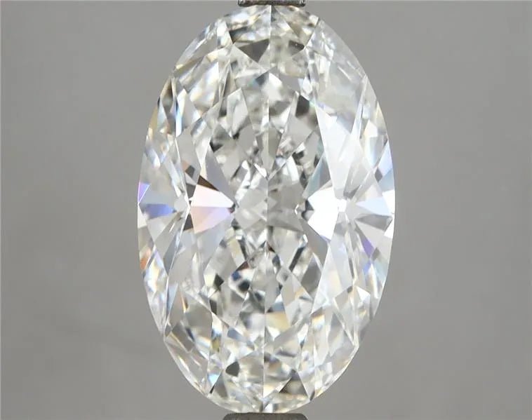 4.07ct Oval Lab Grown Diamond (Colour F, Clarity VVS2, IGI Certified) - Jewelry by Cleo
