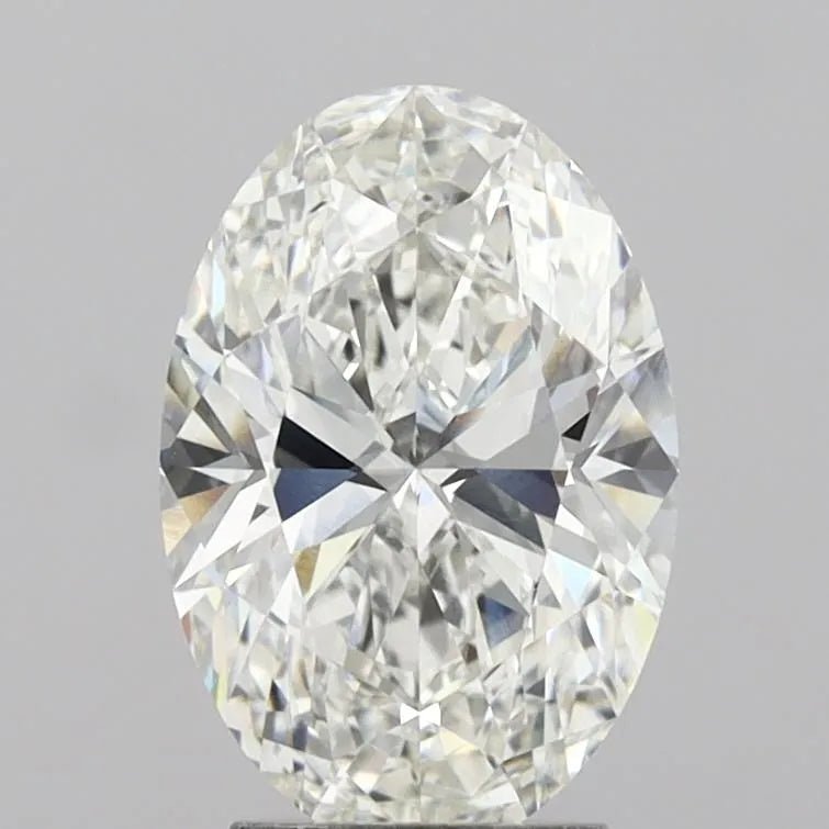 4.07ct Oval Lab Grown Diamond (Colour F, Clarity VVS2, IGI Certified) - Jewelry by Cleo