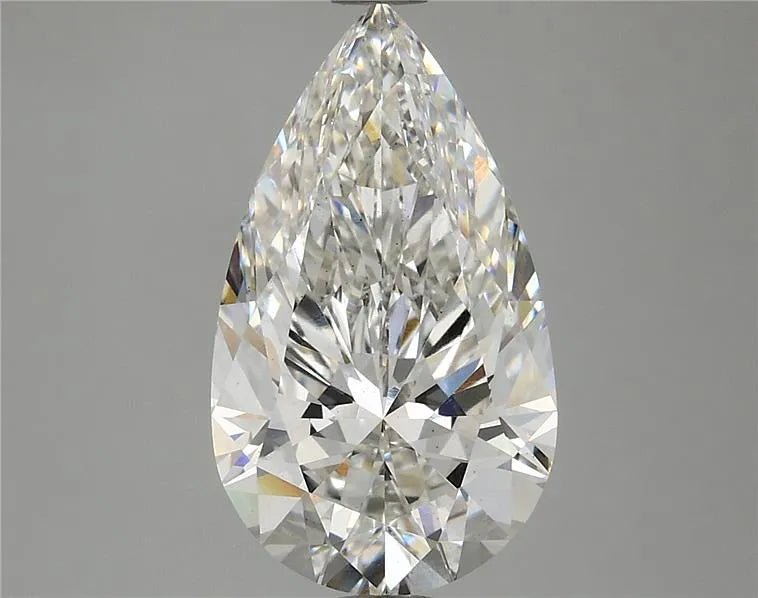 4.19ct Pear Lab Grown Diamond (Colour G, Clarity VS2, IGI Certified) - Jewelry by Cleo