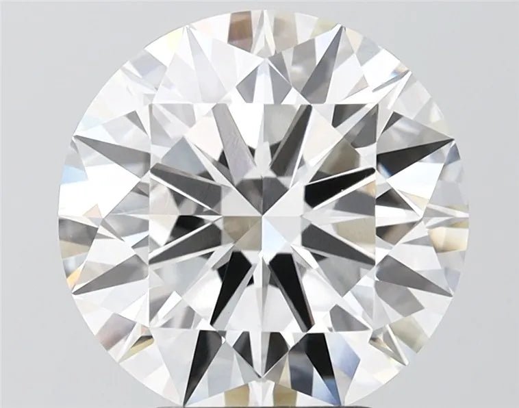 4.25ct Round Lab Grown Diamond (Colour E, Clarity VVS2, Cut ID, IGI Certified) - Jewelry by Cleo