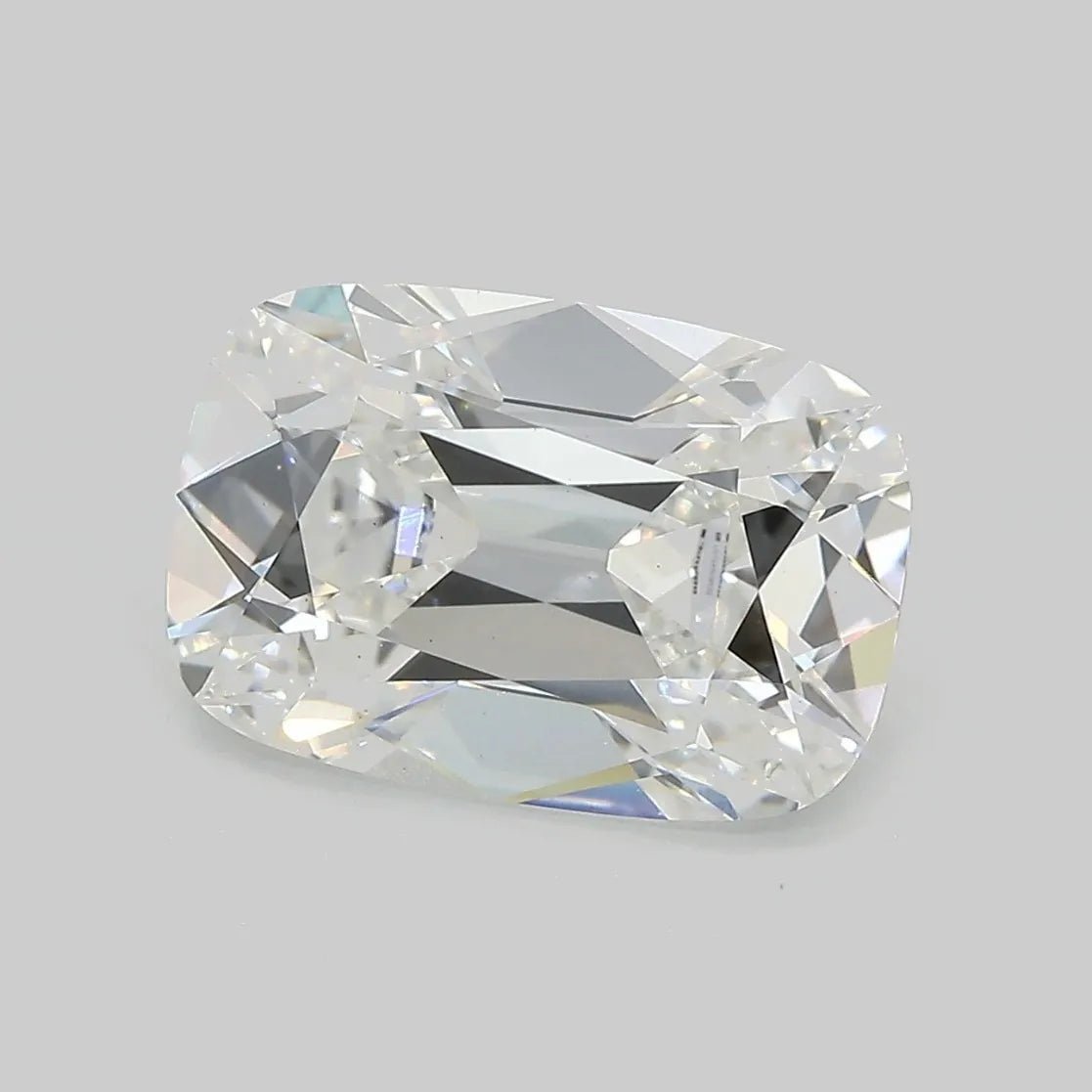 4.42ct Cushion brilliant Lab Grown Diamond (Colour F, Clarity VS2, IGI Certified) - Jewelry by Cleo