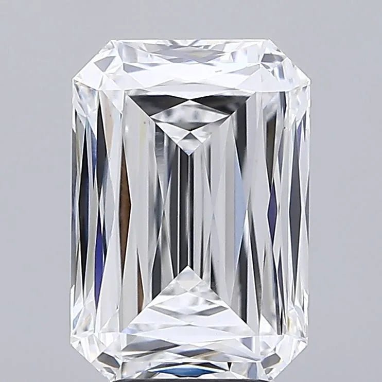 4.55ct Radiant Lab Grown Diamond (Colour D, Clarity VVS2, IGI Certified) - Jewelry by Cleo