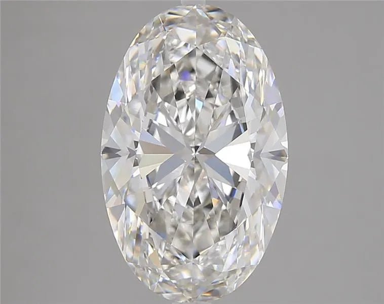 4.56ct Oval Lab Grown Diamond (Colour F, Clarity VVS2, IGI Certified) - Jewelry by Cleo