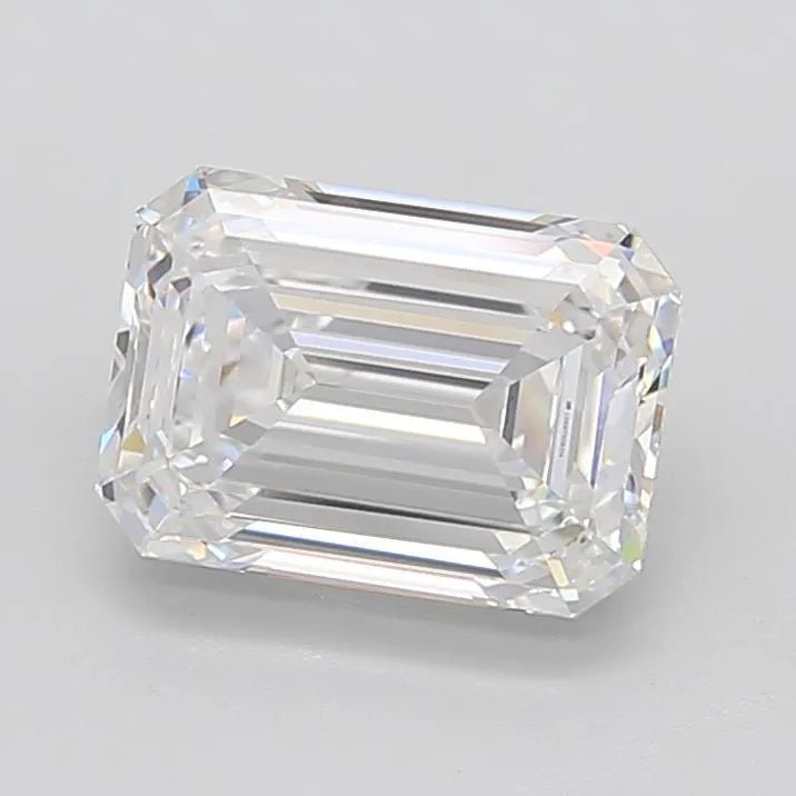 4.73ct Emerald Lab Grown Diamond (Colour D, Clarity VVS2, IGI Certified) - Jewelry by Cleo