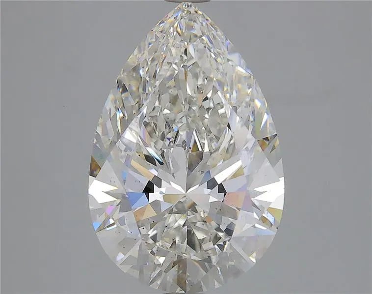 4.75ct Pear Lab Grown Diamond (Colour G, Clarity SI1, IGI Certified) - Jewelry by Cleo