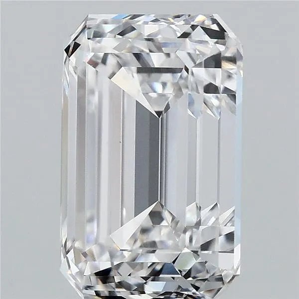 4.92ct Emerald Lab Grown Diamond (Colour D, Clarity VVS2, IGI Certified) - Jewelry by Cleo