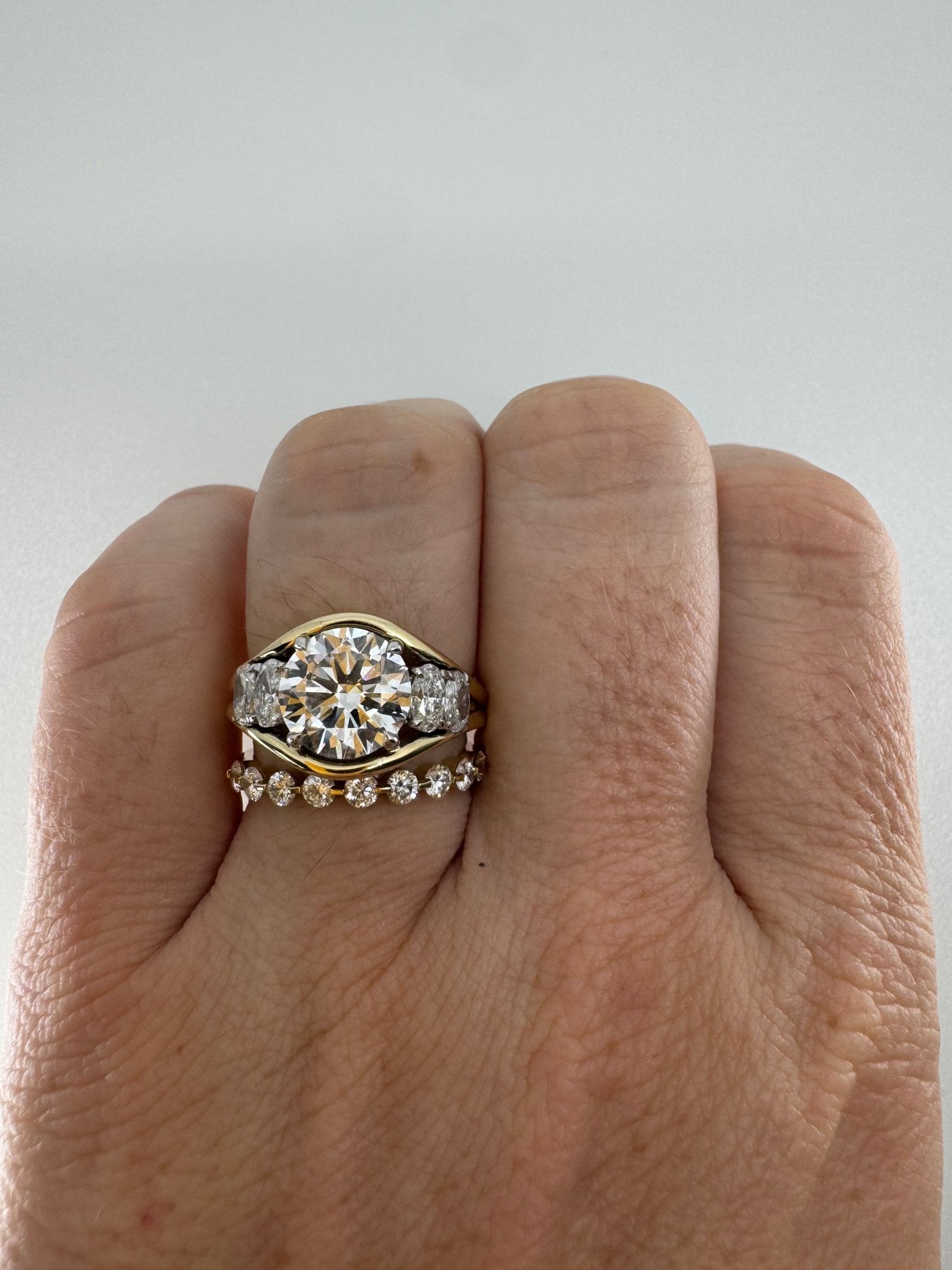 5 stone engagement ring - Jewelry by Cleo