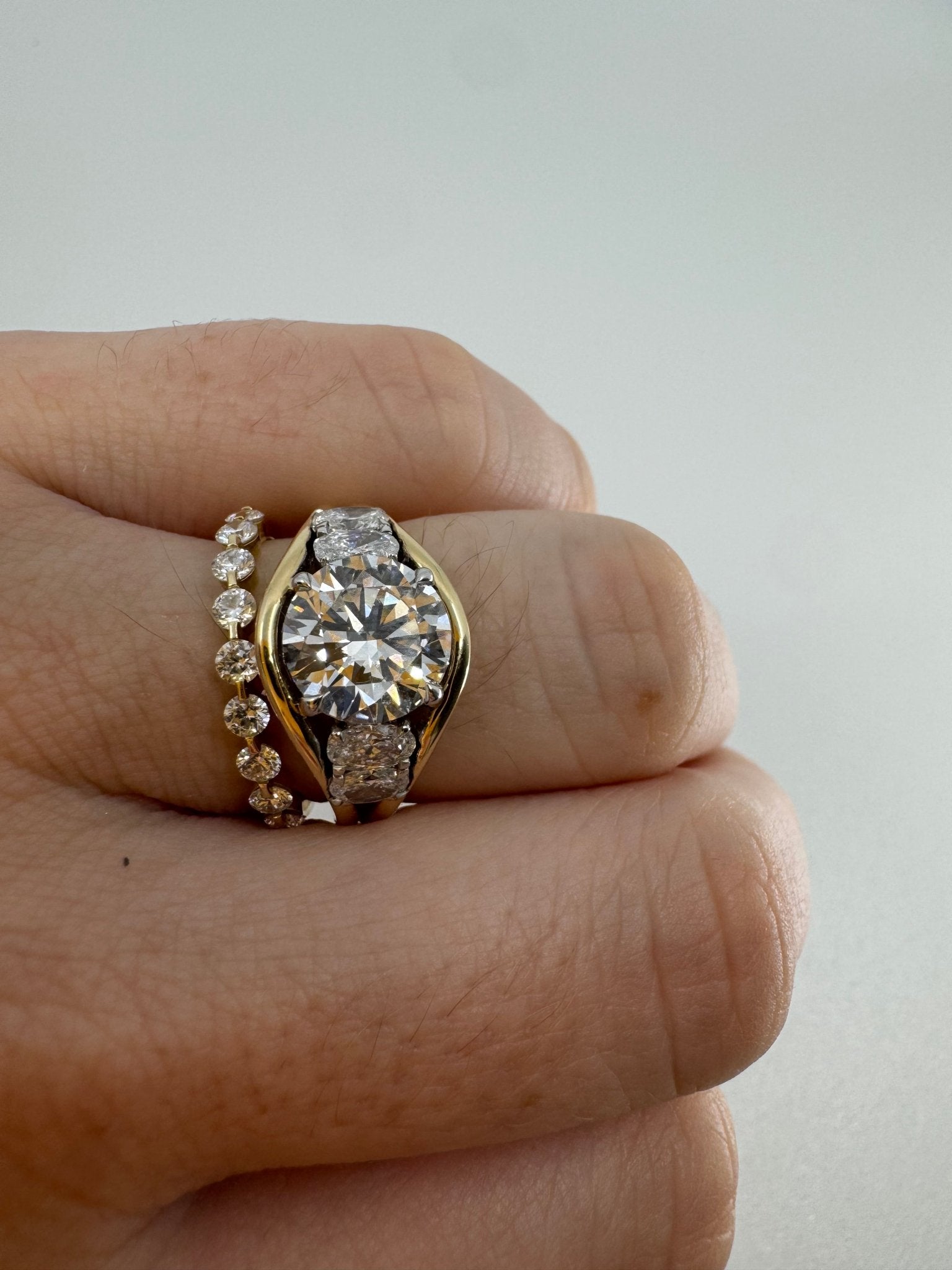 5 stone engagement ring - Jewelry by Cleo