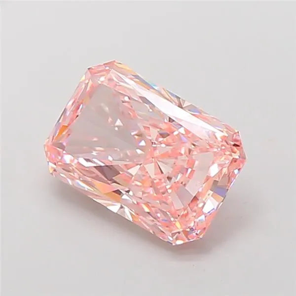 5.03ct Radiant Lab Grown Diamond (Colour Fancy Vivid Pink, Clarity VS1, IGI Certified)
