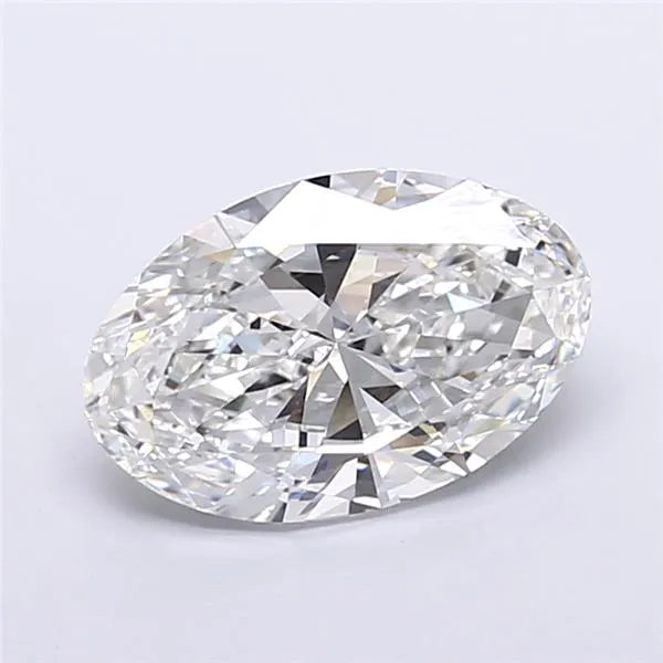5.04ct Oval Lab Grown Diamond (Colour F, Clarity VVS2, IGI Certified)