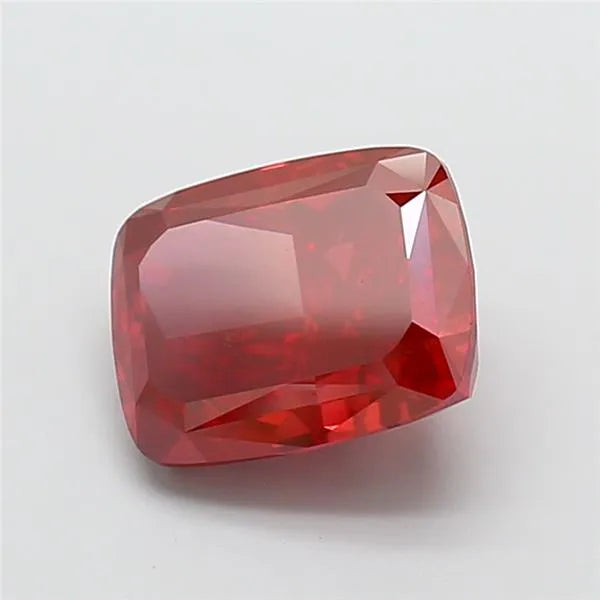 5.17ct Cushion modified Lab Grown Diamond (Colour Fancy Vivid Red, Clarity VS1, IGI Certified)