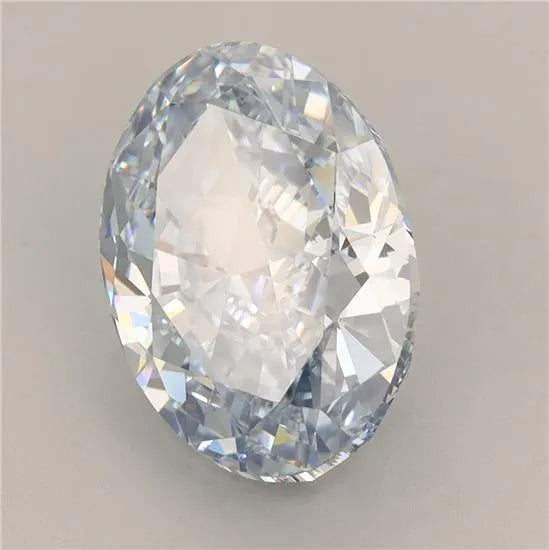 5.41ct Oval Lab Grown Diamond (Colour Fancy Intense Blue, Clarity VVS2, IGI Certified)