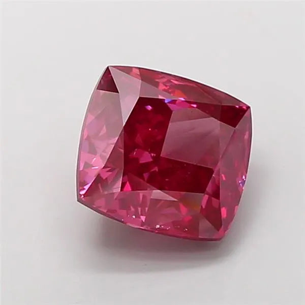 5.50ct Cushion modified Lab Grown Diamond (Colour Fancy Deep Pink, Clarity VS2, IGI Certified)