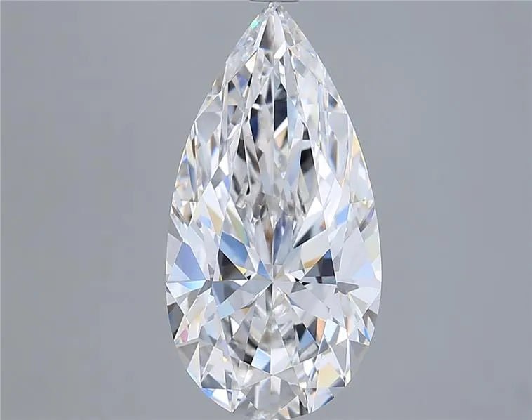 5.00ct Pear Lab Grown Diamond (Colour E, Clarity VVS2, IGI Certified) - Jewelry by Cleo