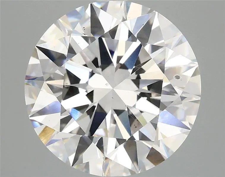 5.00ct Round Lab Grown Diamond (Colour E, Clarity SI1, Cut ID, IGI Certified) - Jewelry by Cleo