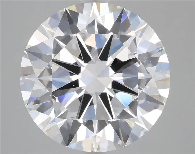 5.00ct Round Lab Grown Diamond (Colour E, Clarity VS1, Cut EX, Uncertified) - Jewelry by Cleo