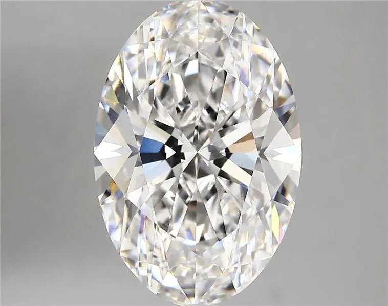 5.01ct Oval Lab Grown Diamond (Colour F, Clarity VVS1, IGI Certified) - Jewelry by Cleo