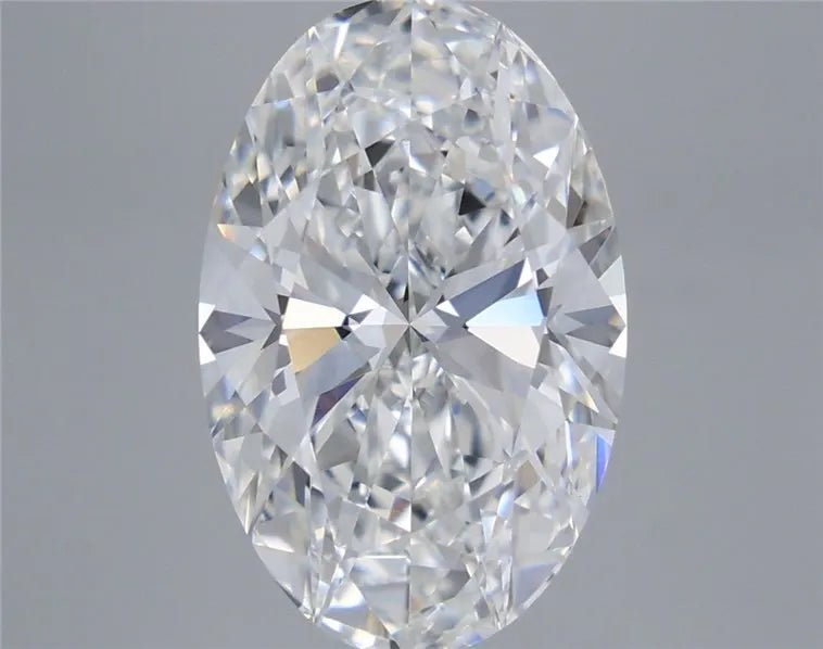 5.03ct Oval Lab Grown Diamond (Colour E, Clarity VVS2, IGI Certified) - Jewelry by Cleo