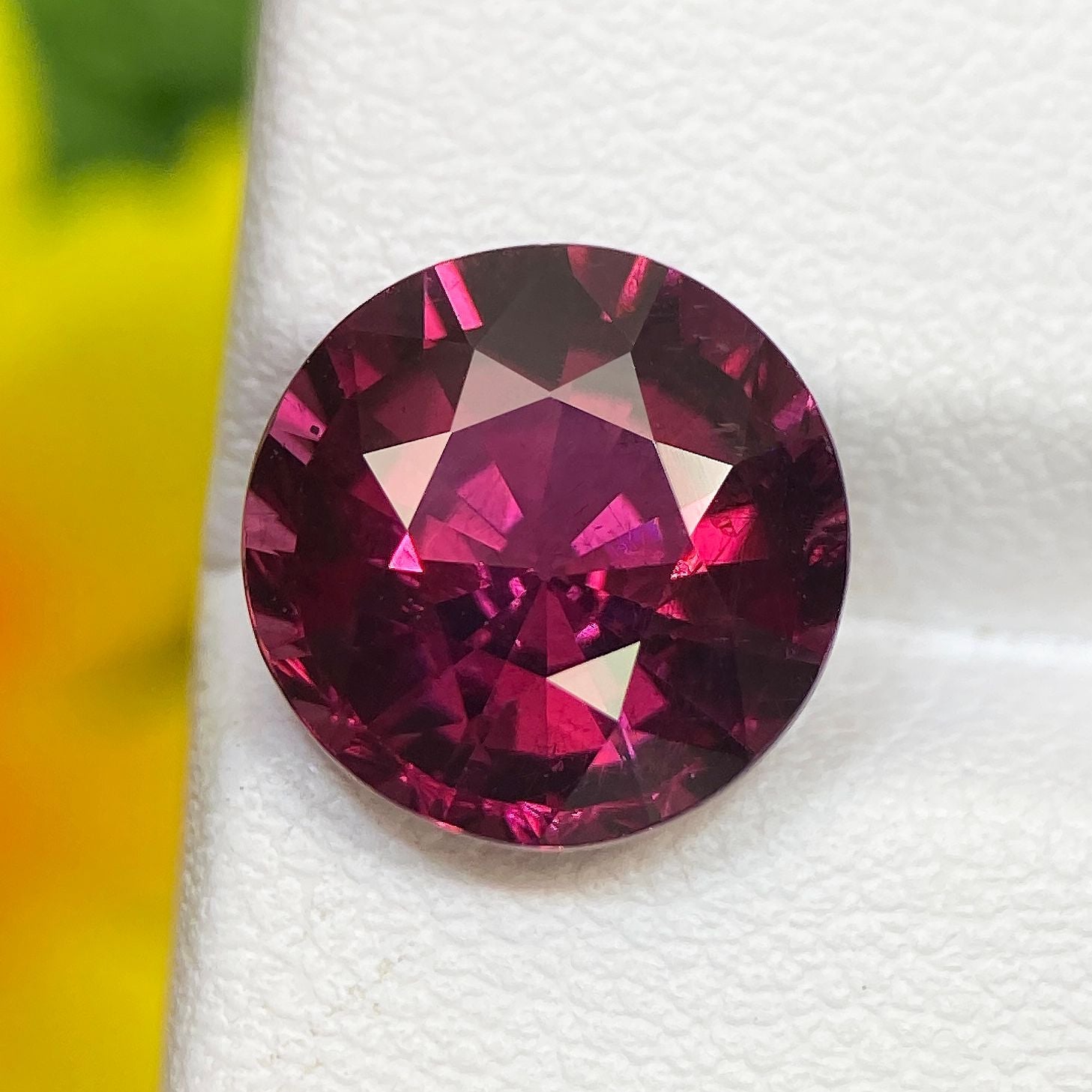 5.03ct Round Garnet - Jewelry by Cleo