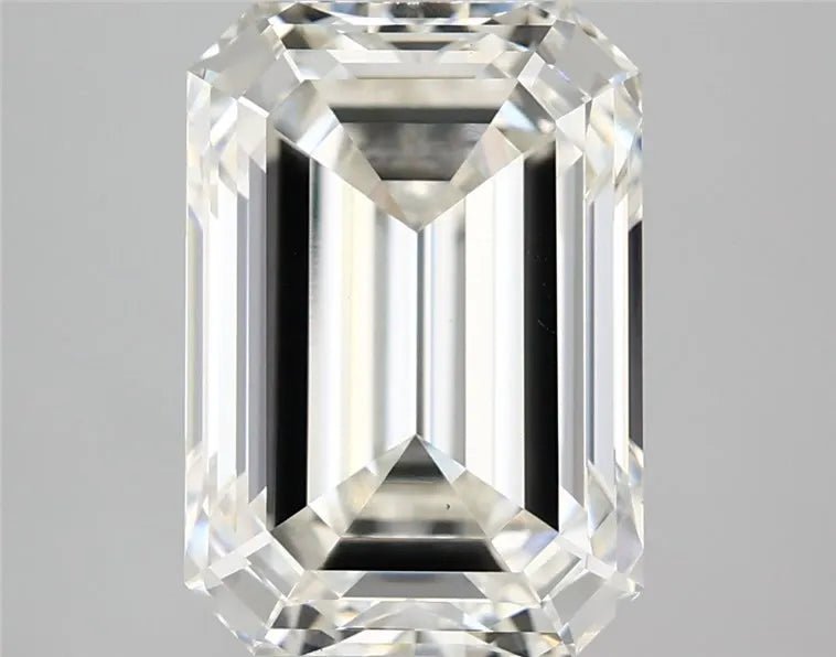 5.04ct Emerald Lab Grown Diamond (Colour G, Clarity VS1, IGI Certified) - Jewelry by Cleo