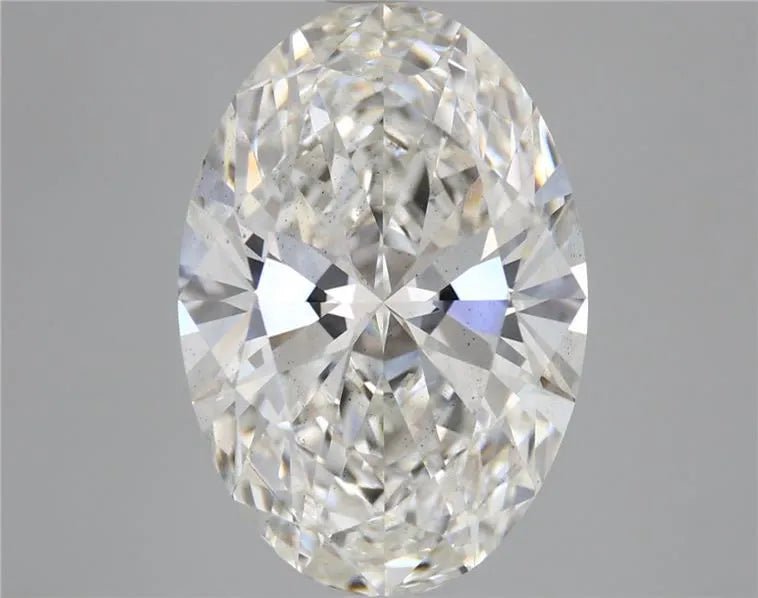 5.04ct Oval Lab Grown Diamond (Colour F, Clarity SI1, IGI Certified) - Jewelry by Cleo