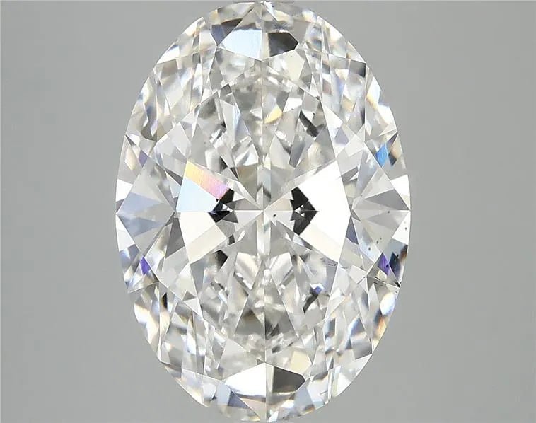 5.04ct Oval Lab Grown Diamond (Colour F, Clarity VS2, IGI Certified) - Jewelry by Cleo