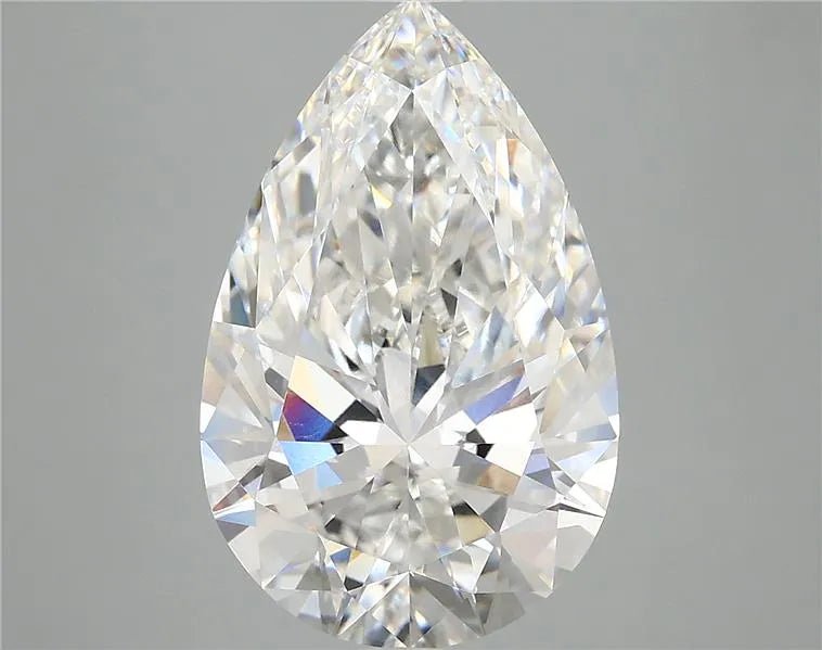 5.05ct Pear Lab Grown Diamond (Colour E, Clarity VS1, IGI Certified) - Jewelry by Cleo