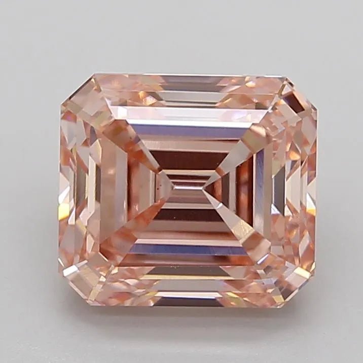 5.07ct Emerald Lab Grown Diamond (Colour Fancy Vivid Pink, Clarity VS1, IGI Certified) - Jewelry by Cleo