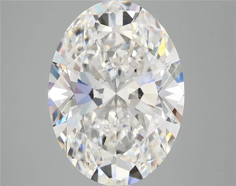 5.09ct Oval Lab Grown Diamond (Colour E, Clarity VVS2, IGI Certified) - Jewelry by Cleo