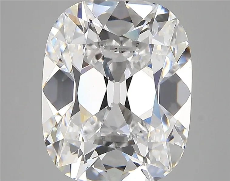 5.24ct Cushion modified Lab Grown Diamond (Colour D, Clarity VVS2, IGI Certified) - Jewelry by Cleo