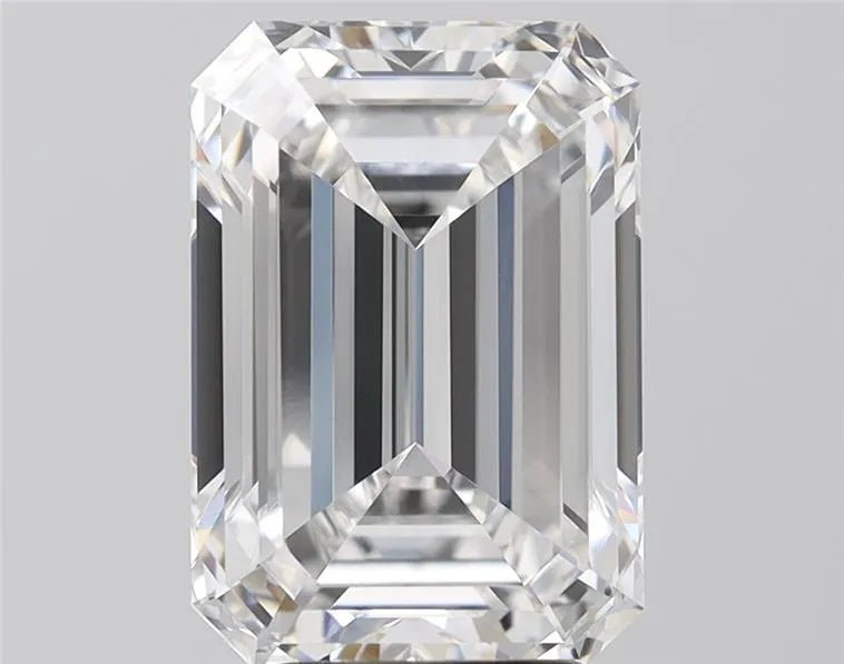 5.50ct Emerald Lab Grown Diamond (Colour E, Clarity VVS2, IGI Certified) - Jewelry by Cleo