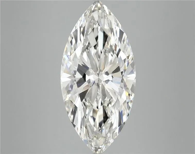 5.54ct Marquise Lab Grown Diamond (Colour H, Clarity VS2, IGI Certified) - Jewelry by Cleo