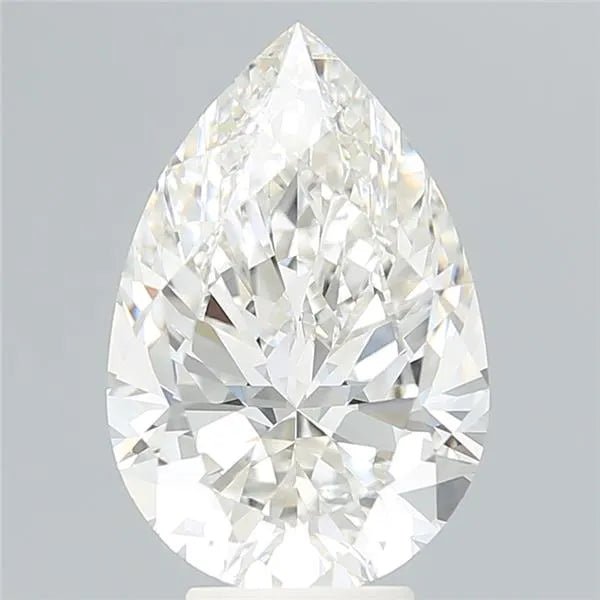 5.55ct Pear Lab Grown Diamond (Colour G, Clarity VVS2, IGI Certified) - Jewelry by Cleo