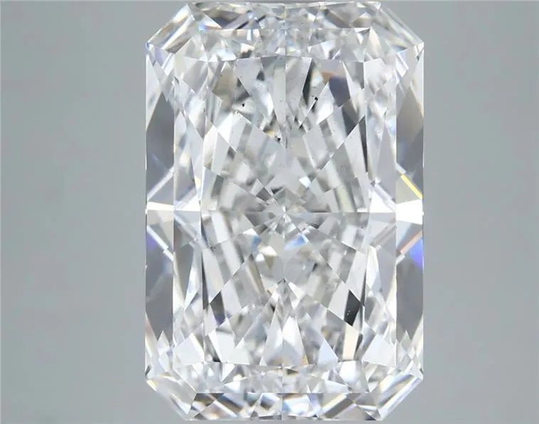 5.55ct Radiant Lab Grown Diamond (Colour F, Clarity SI1, IGI Certified) - Jewelry by Cleo