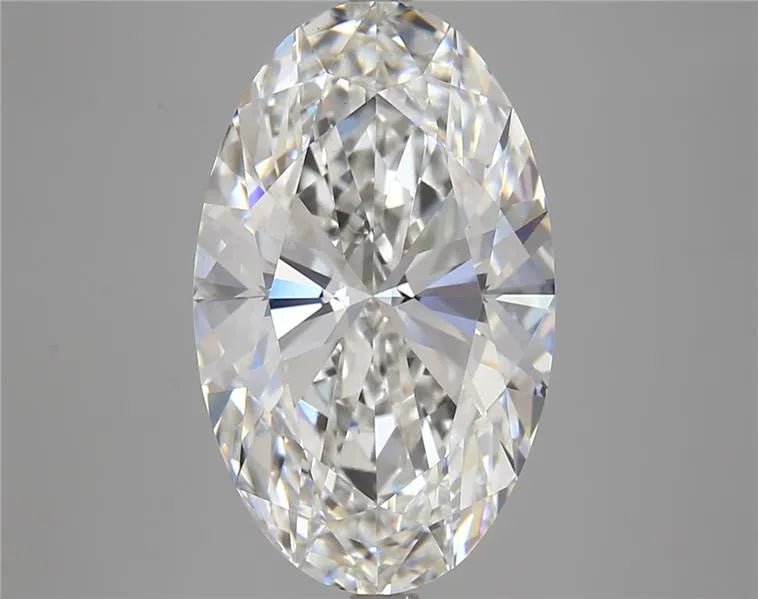 5.78ct Oval Lab Grown Diamond (Colour G, Clarity VS1, IGI Certified) - Jewelry by Cleo