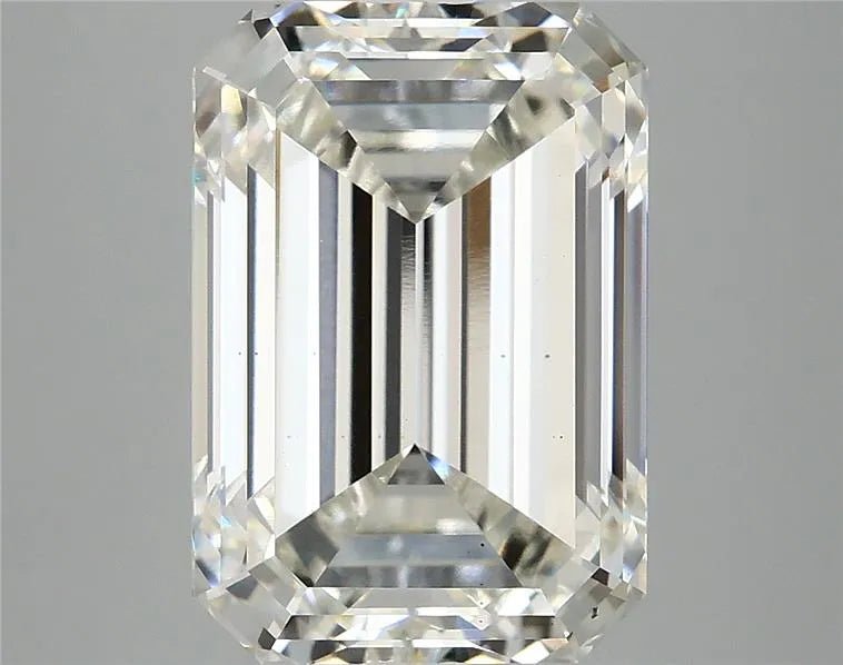 5.95ct Emerald Lab Grown Diamond (Colour H, Clarity VS2, IGI Certified) - Jewelry by Cleo