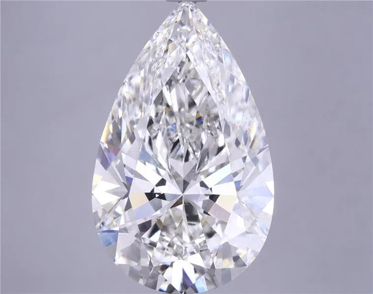 6.17ct Pear Lab Grown Diamond (Colour G, Clarity VS2, Cut ID, IGI Certified)