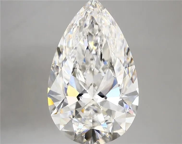 6.94ct Pear Lab Grown Diamond (Colour F, Clarity VVS2, IGI Certified) - Jewelry by Cleo