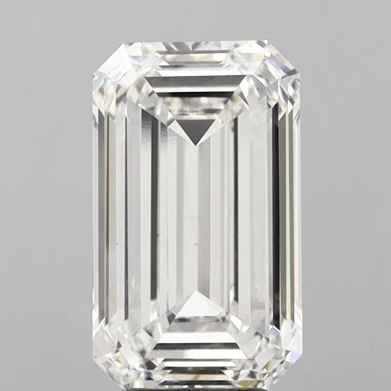 6.99ct Emerald Lab Grown Diamond (Colour G, Clarity VS1, IGI Certified) - Jewelry by Cleo