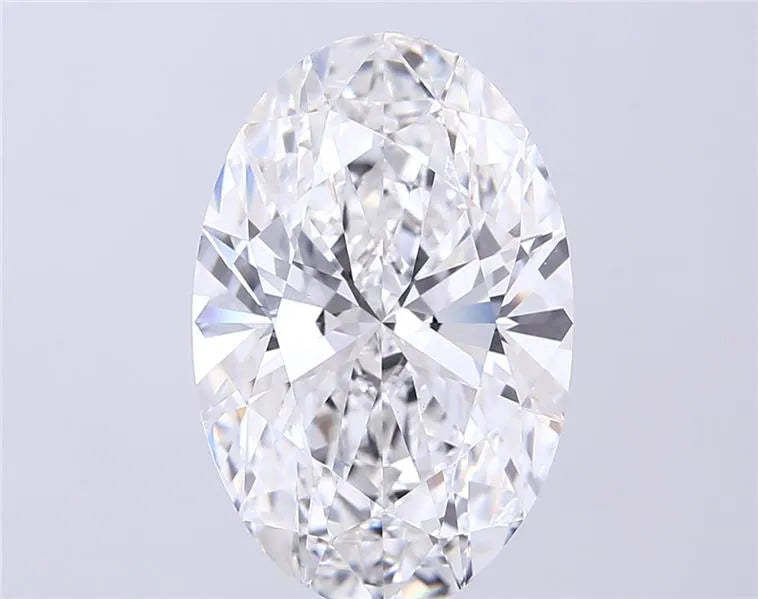 7.08ct Oval Lab Grown Diamond (Colour D, Clarity VVS2, IGI Certified)